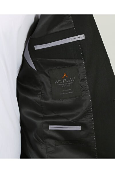 ACTUAL Μαύρο ανδρικό κοστούμι - 4055-01