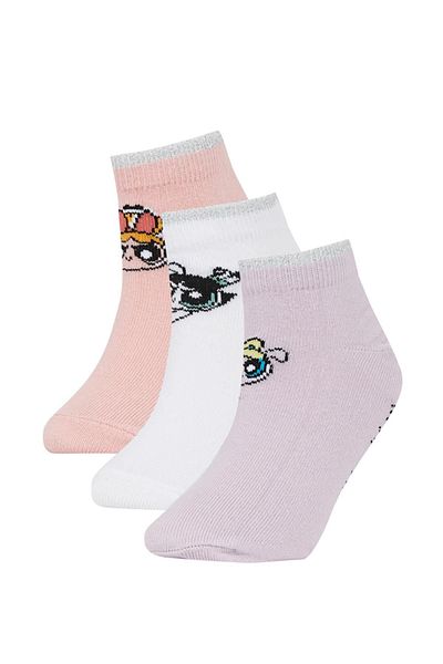 DeFacto Комплект чорапи от 3 части за момичета Powerpuff Girls - X2214a6ns