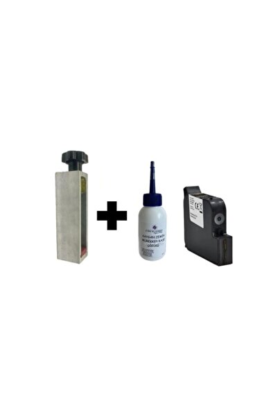 Turk Mürekkep 1" Inç Kartuş Dolum Aparatı Solvent Kartuş Nozzle Temizleyici (...