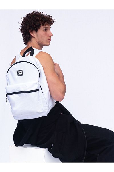 Vatkalimon Unisex Λευκό Σχολείο και Σακίδιο πλάτης