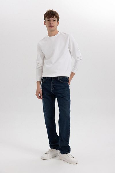 DeFacto Straight Cut Regular Waist Tube Leg Jeans - A9120ax23wn