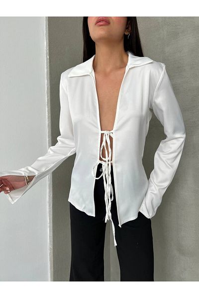 Borceelle Satin Blouse