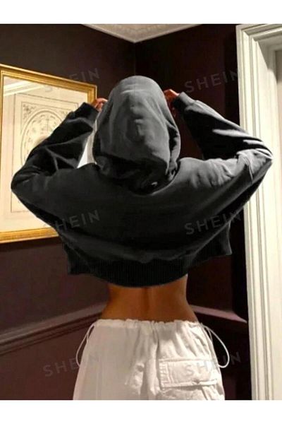 Machetta Unisex Want Best - Φούτερ με κουκούλα Winter Oversize Crop
