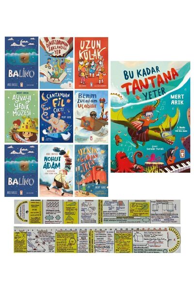 Timaş Çocuk Mert Arık ve Anıl Basılı 1-2-3. Sınıf Okuma Kitapları 10'lu Set -...