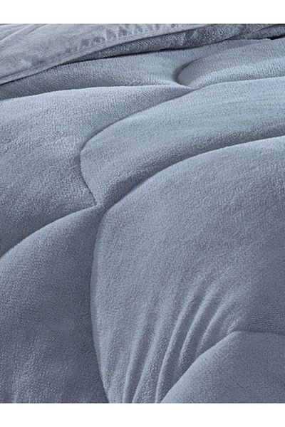 NANOSOFT Single Gray Welsoft Quilt