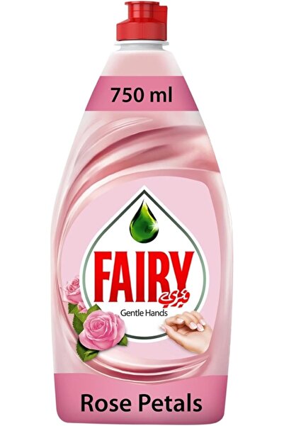 Fairy صابون سائل لغسل الأطباق برائحة بتلات الورد، 750 مل