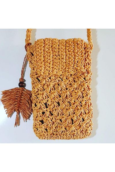 PİNKBAG Straw Phone Bag