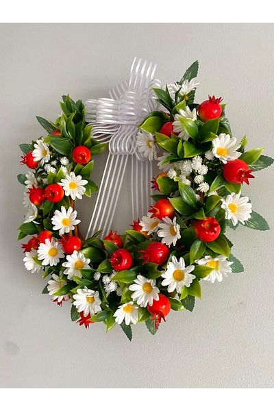 Beykan Door Ornament Daisy And Pomegranate Abundance