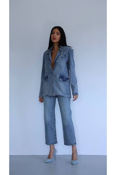 Borceelle Dnm BLAZER - سترة نسائية على الطراز