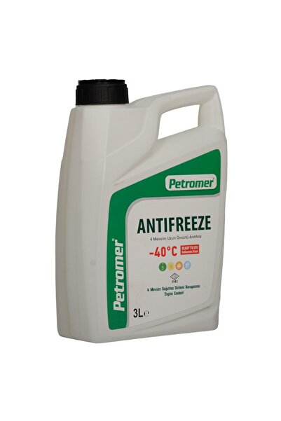 PETROMER Organic Antifiriz -40 Yeşil 3 Litre (KULLANIMA HAZIR)