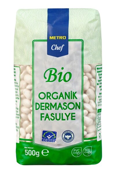Metro Chef Bio Organik Dermason Fasulye - 500g