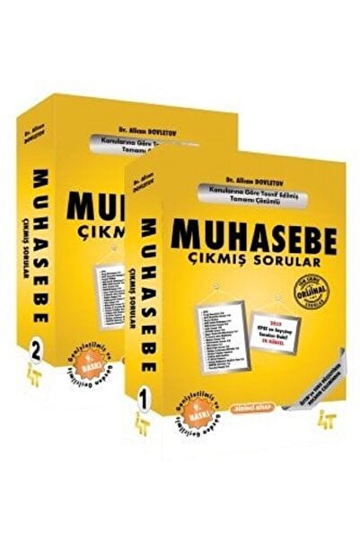 4T Yayınları KPSS A Grubu Muhasebe Çıkmış Sorular 2 Kitap Set 9. Baskı - Alic...