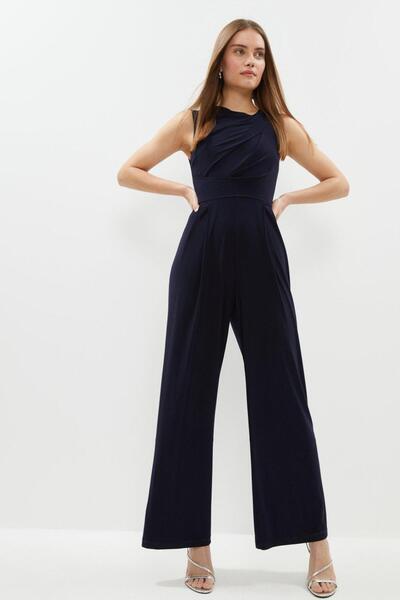 Coast Twist Neck Detail Jumpsuit Bcc01167