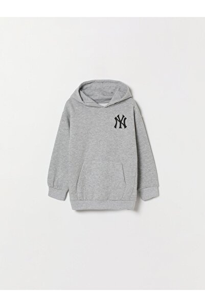 LAND MODA Unisex Παιδική φούτερ με κουκούλα - Τυπωμένη