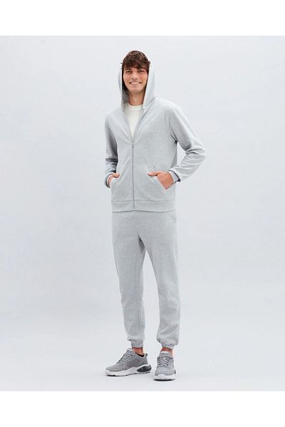 LAND MODA Set de hanoraci și pantaloni de trening pentru bărbați - cu fermoar