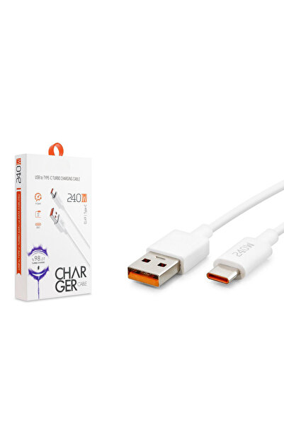 Anka Cep Cep Telefonu Aksesuarları Oppo Reno5 Lite Uyumlu CL49 240W Type-C Hızlı Şarj Data Kablosu 1mt