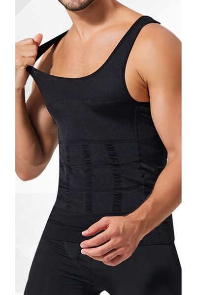 TECHNO 8Q Abdominal and Breast Area Recovery Men's Tank Top Corset 2-Piece Advantage Pack