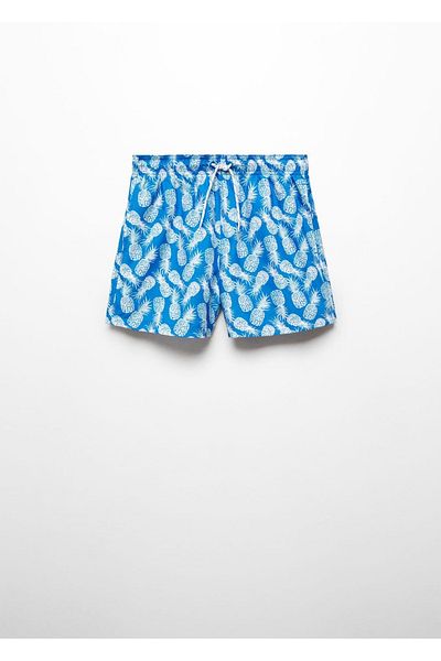 MANGO Kids Badeanzug mit Ananas-Print