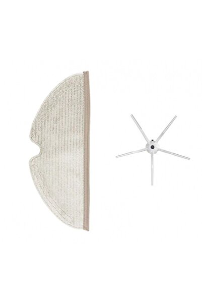 Roborge Σετ ανταλλακτικών συμβατών με 2 τεμάχια Roborock S6 Pure