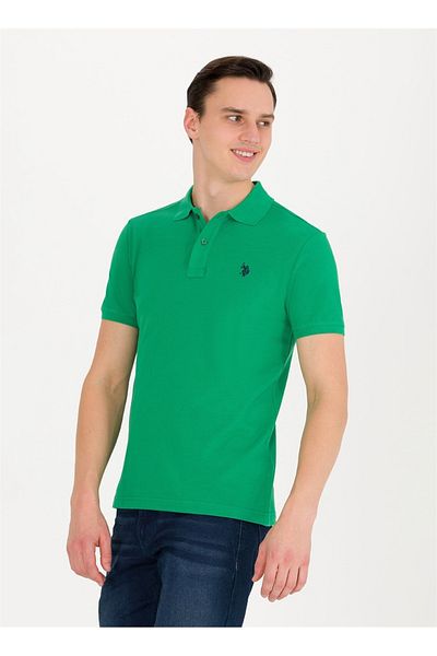U.S. Polo Assn. Ανδρικό πράσινο μπλουζάκι US Polo Assn GTP04IY024 - 1792406