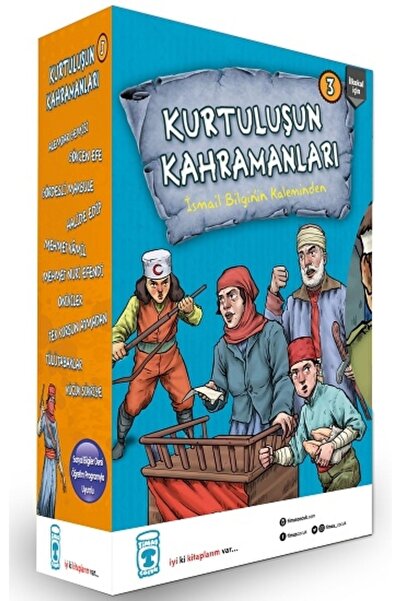 Timaş Çocuk Kurtuluşun Kahramanları 3 Seti (10 Kitap Takım)