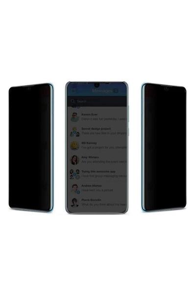 bzontech Samsung S20 FE Hayalet Kırılmaz Cam Ekran Koruyucu Gizli Privacy