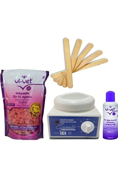 Vi-vet Ege Sir Ağda Makine Vivet Inci Ağda Pudralı 4'lü Set