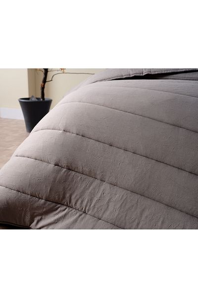 Doqu Home Cloudy Dark Gray Double Duvet Set