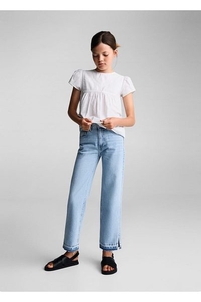 MANGO Kids Vyšívaná halenka Plumeti