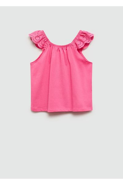 MANGO Kids Rüschen-T-Shirt mit Trägern