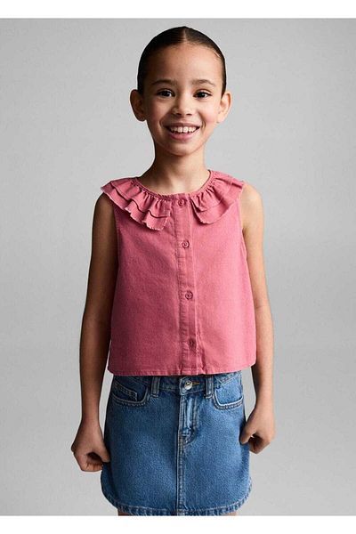 MANGO Kids Red Blouse for Kids