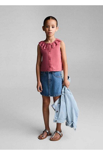 MANGO Kids Red Blouse for Kids