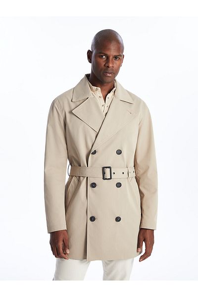 LC Waikiki Trenci pentru bărbați cu guler jachetă slim fit