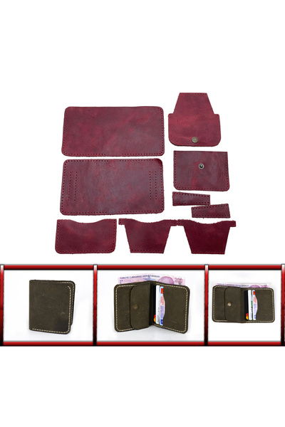 AiryFooT Crazy Leather Hobby - Κατασκευή πορτοφολιού με διπλό κάλυμμα με δυνα...