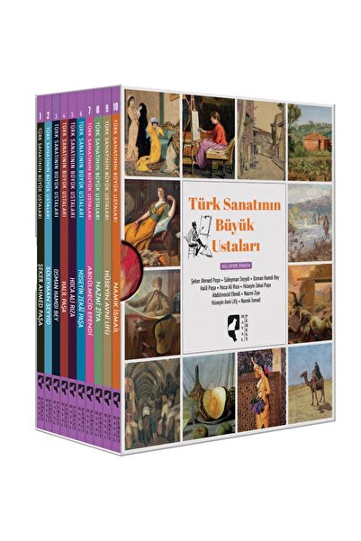 Genel Markalar Türk Sanatının Büyük Ustaları 10 Kitap Kutulu Set Nilüfer Öndin
