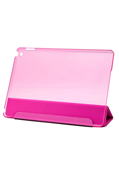 Smart Tech Ipad 2 / 3 / 4 Uyumlu Smart Cover Arkası Şeffaf Tablet Kılıfı Pembe