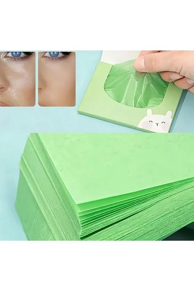 Ladnie iç giyim Green Tea - Oil and Dirt Absorbing 100-Piece Paper Pack