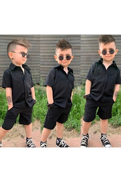 barin kids Gyermek nyári ing rövidnadrág szett