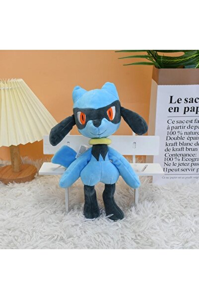 Takara Tomy Riolu 27cm Pokemon peluş oyuncak figür lucario