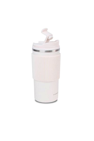 KORKMAZ Freedom Plus White Thermos Cup - 500ml