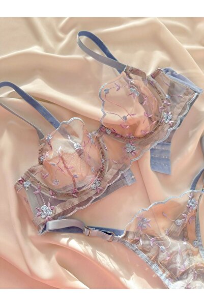 edde Elsa Flower Balenli Bra Set