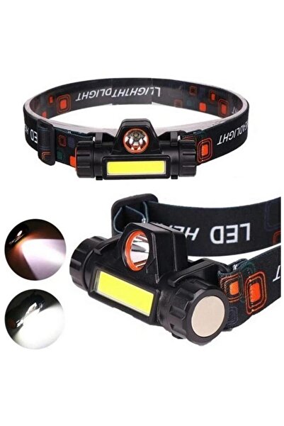 optana Kafa Feneri Şarjlı Mıknatıslı Lityum 1200 Lümen Cob Led Kafa Lambası K...