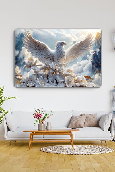Arkeot Işığın Kanatları Kanvas Duvar Tablosu - Ev Salon Oturma - Yatak odası ...