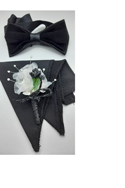 YAĞMUR SANAT TASARIM DAMATLIK YAKA PAPYON MENDİL YAKA ÇİÇEĞİ KOL DÜĞMESİ