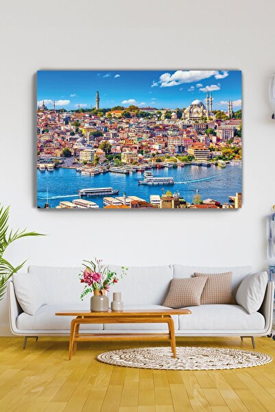 Arkeot İstanbul Manzarası Kanvas Duvar Tablosu