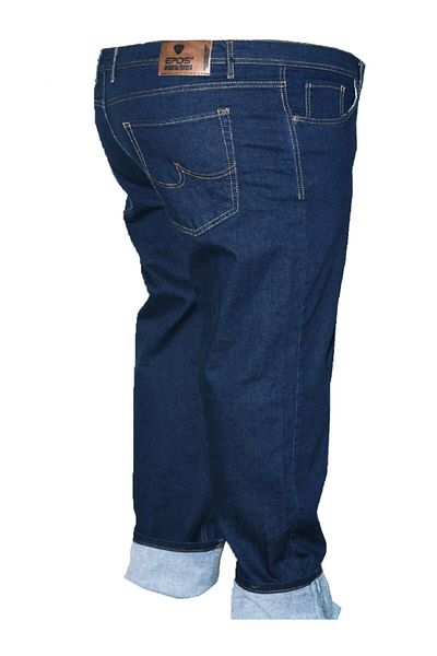 Epos Men's Navy Blue Large Size Lycra Fit Jeans