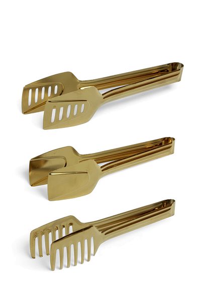 EVSTYLE Gold Triple Service Table Set