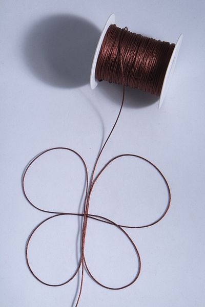 Eskişehir hobi sanat 1 mm 50 μέτρα Elegan καφέ αλεξίπτωτο νήμα μακραμέ βραχιόλι κολιέ χάντρες Κοσμήματα Σχέδιο πλέξιμο μαλλιών