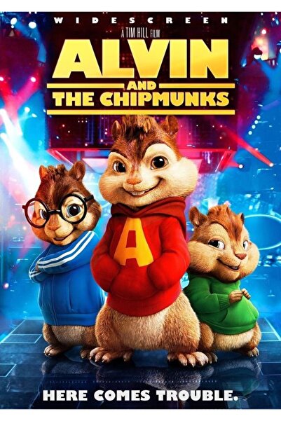 512 STORE Alvin ve Sincaplar Animasyon Film Afiş Poster 30x42 Çerçevesiz