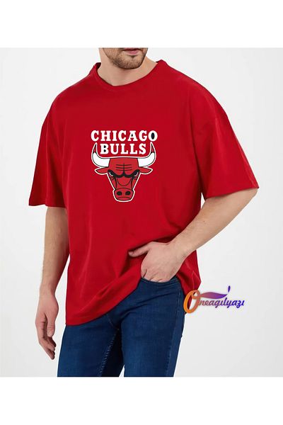 oneagılyazı MEN'S CHICAGO Printed T-shirt